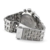 PILOT BERKUT Chronograph Poljot 31681 Saphirglas russische mechanische Uhr silber