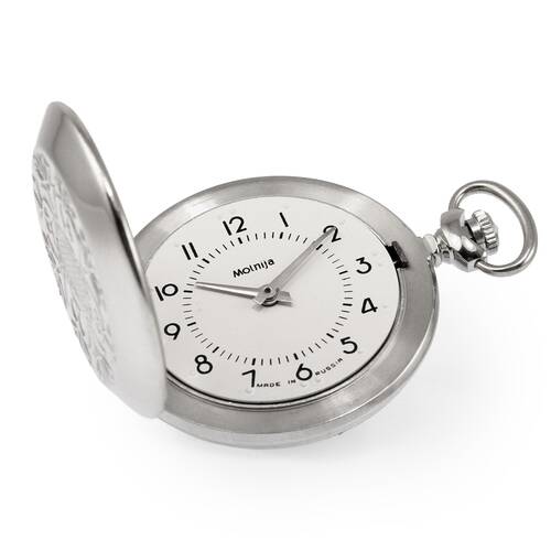 Pocket Watch for the Blind Analog Watch Molnija Watch Russia Hand Wound Braille