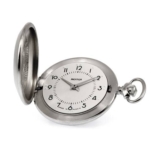 Pocket Watch for the Blind Analog Watch Molnija Watch Russia Hand Wound Braille