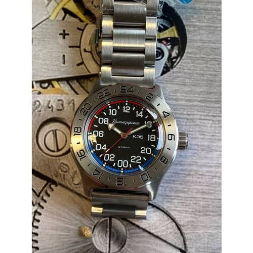 VOSTOK Taucheruhr 200m Automatik 24h Herren Armbanduhr Russland 720076 & 720074