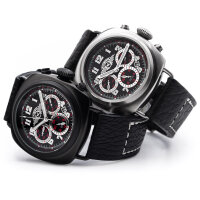 STURMOVIK Poljot 31681 24h WEISS Flieger Chronograph mechanische Uhr MOSCOW CLASSIC Fliegerchronograph Russland