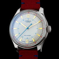 STRELA 1965 Herrenuhr POLJOT 2609H Handaufzug Cosmos, Tribute, Officer, Blue Sky