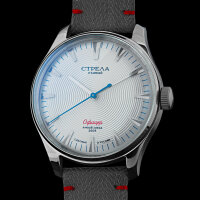 STRELA 1965 Herrenuhr POLJOT 2609H Handaufzug Cosmos, Tribute, Officer, Blue Sky