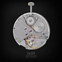 STRELA 1965 Herrenuhr POLJOT 2609H Handaufzug Cosmos, Tribute, Officer, Blue Sky