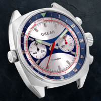 OKEAH ST1901 Okean Chronograph Militär Chronograph CCCP Neuauflage Schaltrad