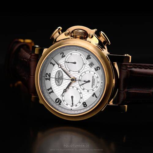 BURAN V.M. Poljot 31681 Chronograph russische Uhr mechanisch Luxus Sammleruhr