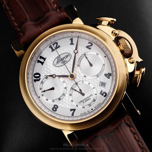 BURAN V.M. Poljot 31681 Chronograph russische Uhr mechanisch Luxus Sammleruhr