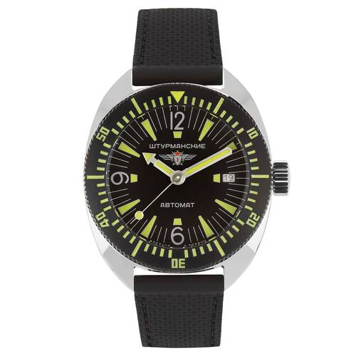 Sturmanskie Dolphin 42mm Taucheruhr Automatik Edelstahl Vostok 2416-?8881505