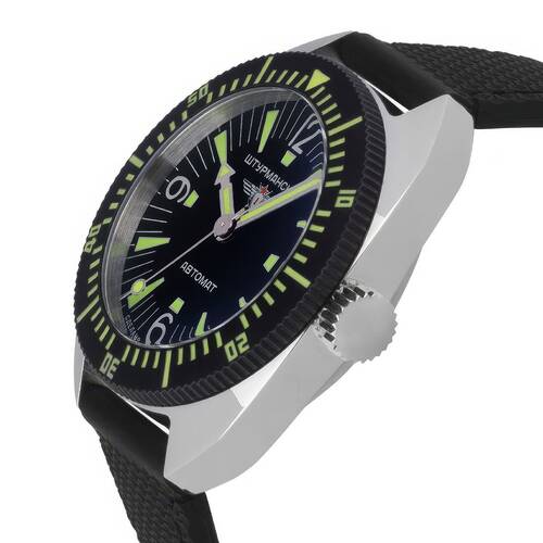 Sturmanskie Dolphin 42mm Taucheruhr Automatik Edelstahl Vostok 2416-?8881505
