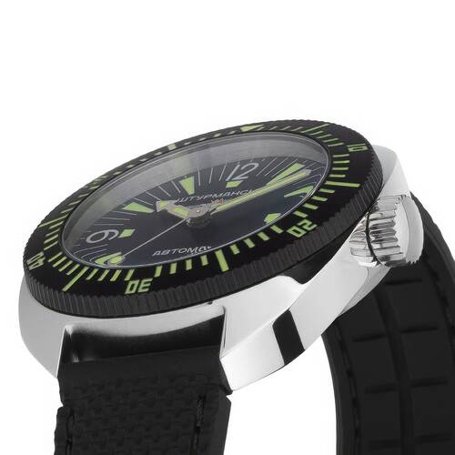 Sturmanskie Dolphin 42mm Taucheruhr Automatik Edelstahl Vostok 2416-?8881505