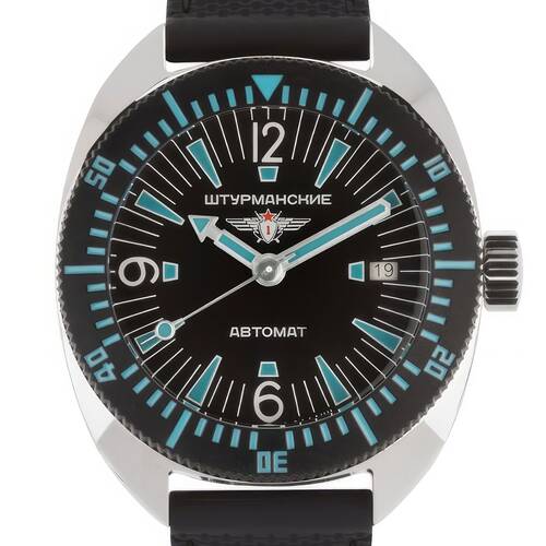 Sturmanskie Dolphin 42mm Taucheruhr Automatik Edelstahl...