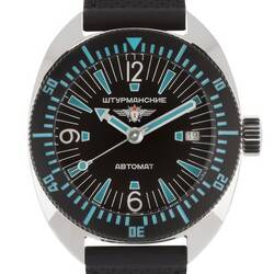 Sturmanskie Dolphin 42mm Taucheruhr Automatik Edelstahl...