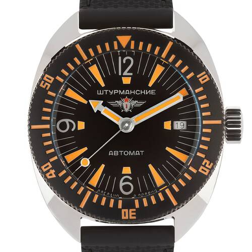 Sturmanskie Dolphin 42mm Taucheruhr Automatik Edelstahl...