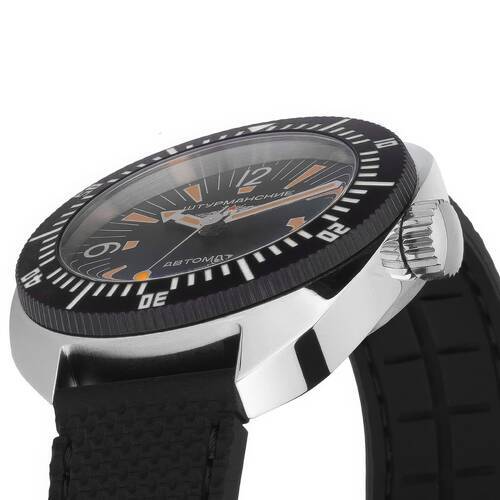 Sturmanskie Dolphin 42mm Taucheruhr Automatik Edelstahl Vostok 2416-?8881503