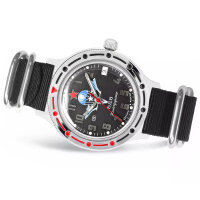 Vostok VDV Komandirskie Automatik 2416B Militärische Armbanduhr Russland