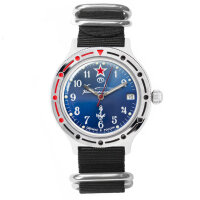 Vostok Komandirskie Automatik 2416B Marine Uhr Zulu Band...