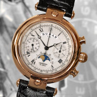 Buran V.M.Poljot 31679 Chronograph Basilika Moon Phase Chronograph Russian Watch