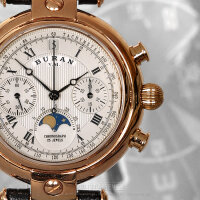 Buran V.M.Poljot 31679 Chronograph Basilika Moon Phase Chronograph Russian Watch