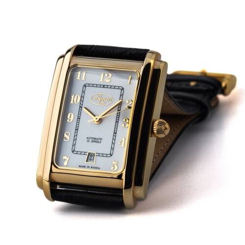BURAN V.M. swiss ETA 2824-2 Automatic Art Deco russische mechanische Uhr