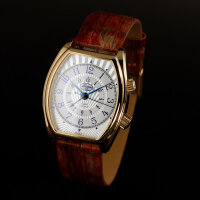 Alarm Clock Wrist Watch Mechanical 2612 Poljot Alarm Unisex Tonneau Russia Buran