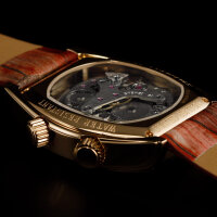 Alarm Clock Wrist Watch Mechanical 2612 Poljot Alarm Unisex Tonneau Russia Buran