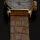 BURAN V.M. Tonneau Wecker Gold russiche machanische Armbanduhr 2612/1086551