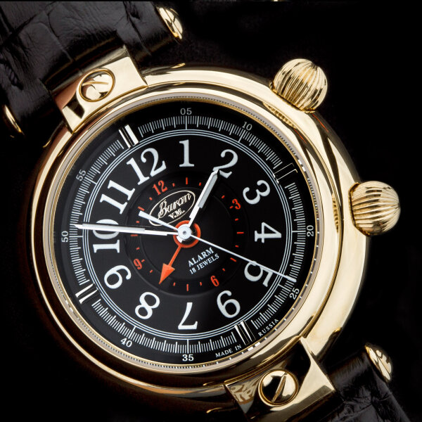 BURAN V.M. Poljot Signal 2612 Wecker russische Armbandwecker Uhr Basilika