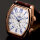 Buran v. M.Signal 2612.1 Tonneau Alarm Clock Russian Machanische Watch Wrist