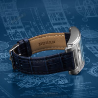 BURAN Square Russische Uhr Lederband Poljot 2614.2 Handaufzug 2614/1065512