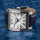 BURAN Square Russische Uhr Lederband Poljot 2614.2 Handaufzug 2614/1065512
