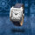 BURAN Square Russische Uhr Lederband Poljot 2614.2 Handaufzug 2614/1065512