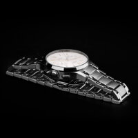 Strela Stainless Watchband for Watch 0 3/4in Solid Shiny Matte Butterfly By