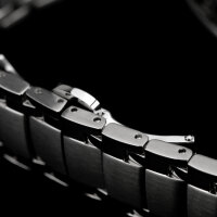 Strela Stainless Watchband for Watch 0 3/4in Solid Shiny Matte Butterfly By
