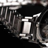 Strela Stainless Watchband for Watch 0 3/4in Solid Shiny Matte Butterfly By