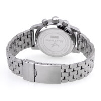 EDELSTAHLBAND Uhrenarmband matt / satiniert 20 mm Anstoß gerade 5 Knoten