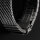 Milanaise Mesh Uhrenarmband - Geflecht & Glieder matt 24mm