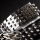 Watchband Poljot Stainless Steel Solid 0 25/32in - 7 Knot - Polished - Push