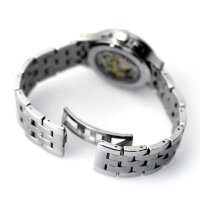 19 mm STRELA ® Metall Uhrenarmband 5K Edelstahl massiv Butterfly
