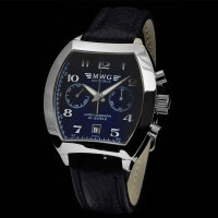 Chronograph Mwg Air Force Blue Tonneau 3133 Poljot Analog Watch By MakTime