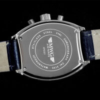 Chronograph Mwg Air Force Blue Tonneau 3133 Poljot Analog Watch By MakTime