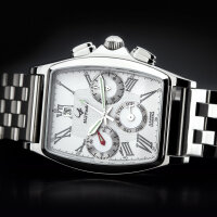 Poljot 31677 Chronograph mechanisch Wochentag Tonneau MakTime WEEKDAY WHIZ Uhr