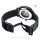 22 24·Milanaise Watchband Black Mesh Extra Solid Band Stainless Steel Watch