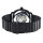 22 24·Milanaise Watchband Black Mesh Extra Solid Band Stainless Steel Watch