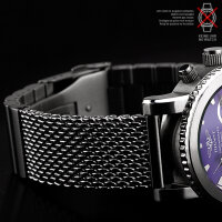 Milanaise Mesh Uhrenarmband 24mm - Schweres Geflecht & Glieder poliert