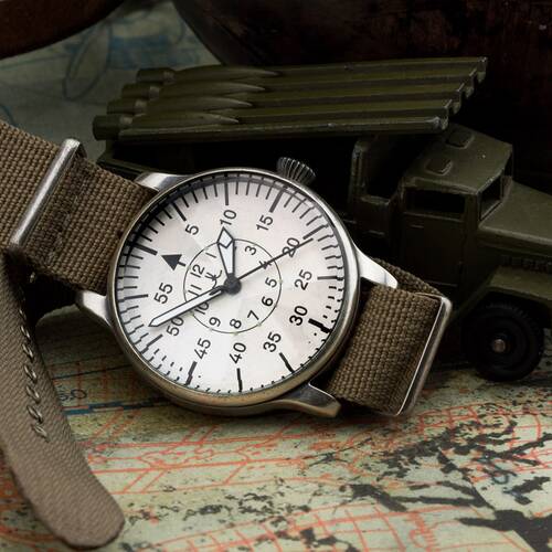 Aviation Aviator Watch B-Watch Big Military Observation Luftwaffe Pilot  W 