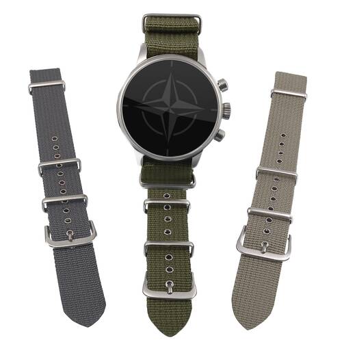 NATO Uhrenarmband Textil Stoff Nylon 16 18 22 24 Durchzugsband Militr