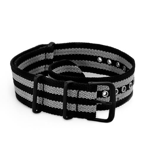 NATO Uhrenarmband Textil Stoff Nylon 16 18 22 24 Durchzugsband Militr