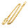 Taschenuhrkette Uhrenkette Taschenuhr Kette gold Karabiner und Klemme NEU!