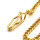 Taschenuhrkette Uhrenkette Taschenuhr Kette gold Karabiner und Klemme NEU!