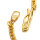 Taschenuhrkette Uhrenkette Taschenuhr Kette gold Karabiner und Klemme NEU!